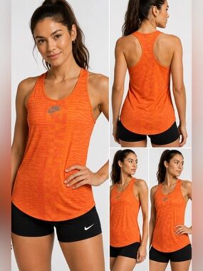 Nike Air Dri-FIT Racerback Tank Top – Women’s Small – Bright Orange